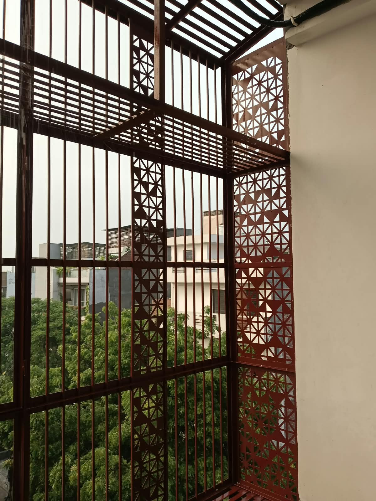 Custom Balcony Enclosure and SS Railing Shreya Fabrication