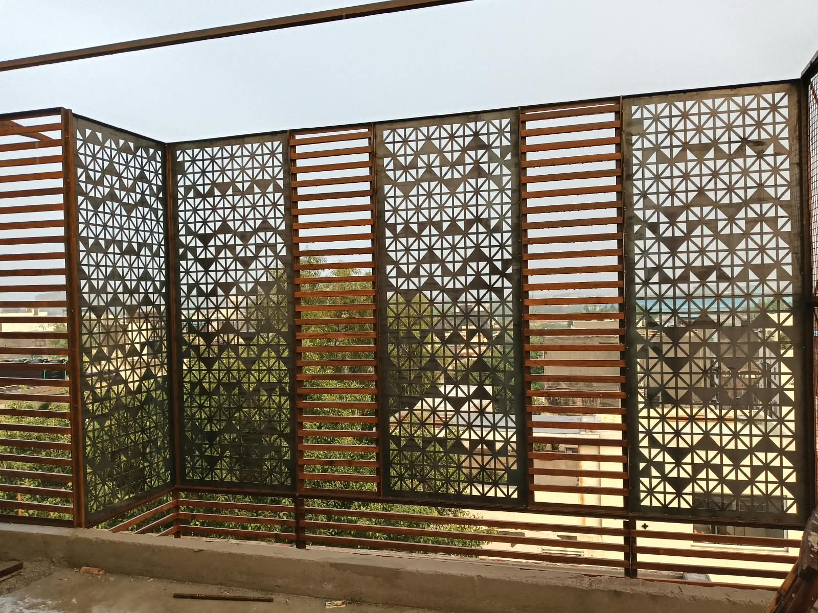 Laser Cut Balcony Railing and Privacy Screens